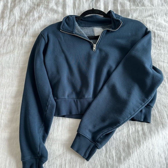 Aritzia TNA CozyAF 1/4 Zip Crewneck - Size S - Picture 1 of 2